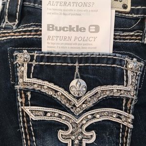 Rock Revival Jeans size 27 Karla mid rise Capri